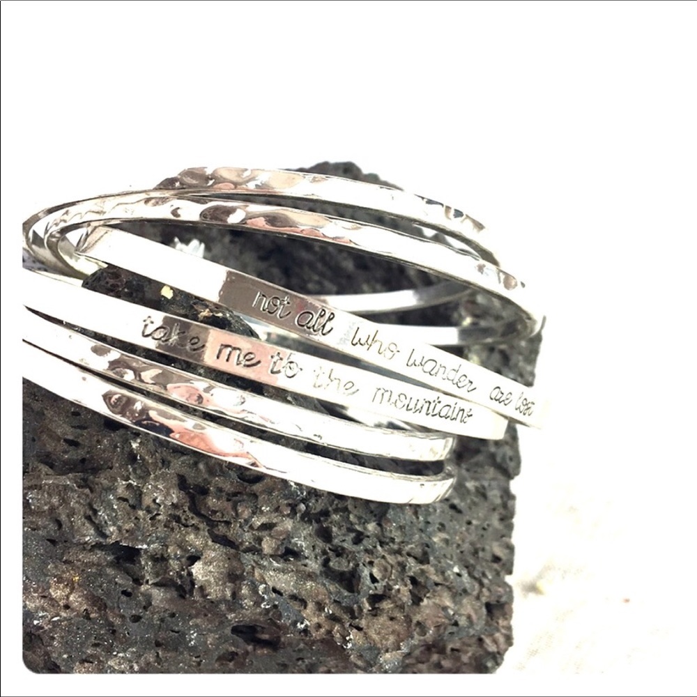 Free People Not All Who Wander Bracelet Bundle